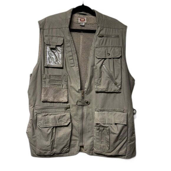 BANANA REPUBLIC Vintage 1986 Authentic Safari Vest, Sz XL - Picture 1 of 14